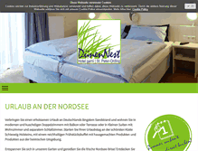 Tablet Screenshot of hotelduenennest.de
